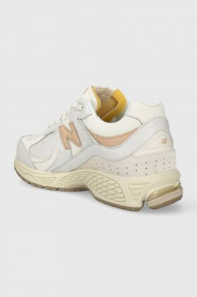 New Balance sneakers din piele 2002 culoarea alb