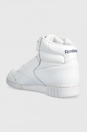 Reebok sneakers din piele EX-O-FIT Hi culoarea alb, 100000108