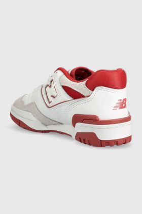 New Balance sneakers 550 culoarea alb BB550STF