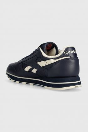 Reebok sneakers din piele CLASSIC LEATHER culoarea bleumarin