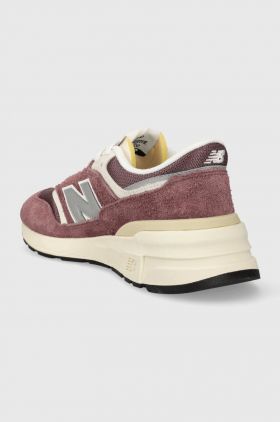 New Balance sneakers 997 culoarea bordo