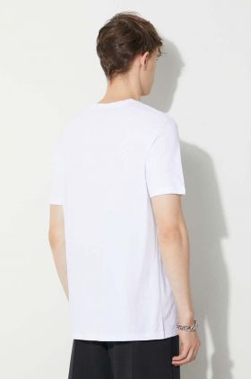 Alpha Industries tricou din bumbac Alpha Label T 2 Pack bărbați, culoarea alb, cu imprimeu 118534.09