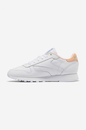 Reebok Classic sneakers din piele Classic Leather culoarea alb, GY7184 GY7184-white