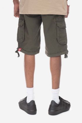 Alpha Industries pantaloni scurți din bumbac Jet culoarea maro 191200.136-brown