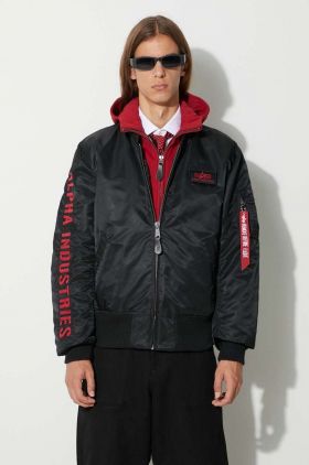 Alpha Industries geacă bomber MA-1 D-Tec SE bărbați, culoarea negru, de tranziție 133104.94