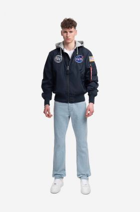 Alpha Industries geacă bărbați, culoarea bleumarin, de tranziție 136106.07-navy