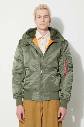 Alpha Industries geacă MA-1 Hooded bărbați, culoarea verde, de iarnă 158104.01