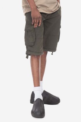 Alpha Industries pantaloni scurți din bumbac Jet culoarea maro 191200.136-brown