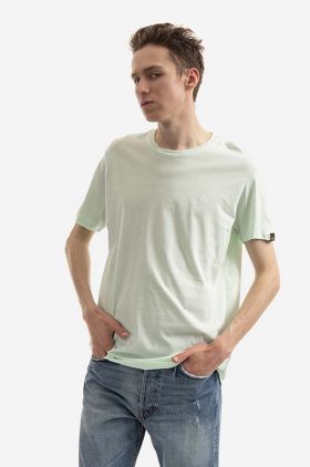 Alpha Industries tricou din bumbac Basic culoarea verde, cu imprimeu 188505.43-green