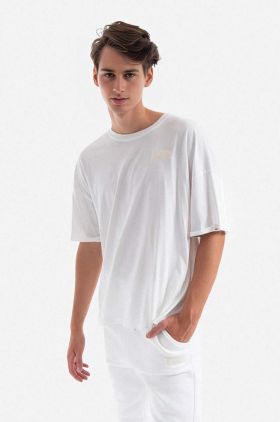 Alpha Industries tricou din bumbac bărbați, culoarea bej, uni 118532.626-cream