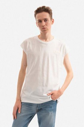 Alpha Industries tricou din bumbac culoarea alb, uni 118530.626-white