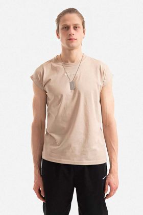 Alpha Industries tricou din bumbac Organics EMB culoarea bej, cu imprimeu 118531.627-cream