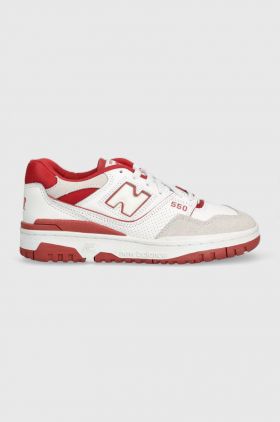 New Balance sneakers 550 culoarea alb BB550STF