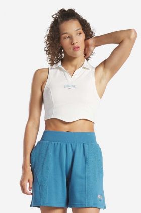 Reebok Classic top Classic Varsity Tank femei, culoarea alb HS0367-white