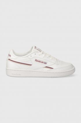Reebok sneakers Club C 85 Vegan culoarea alb