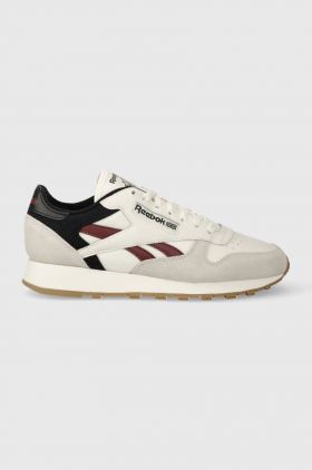 Reebok sneakers din piele Classic Leather culoarea gri