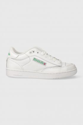 Reebok sneakers din piele culoarea alb