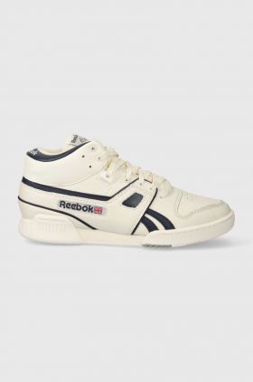 Reebok sneakers din piele culoarea bej