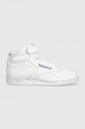 Reebok sneakers din piele EX-O-FIT Hi culoarea alb, 100000108