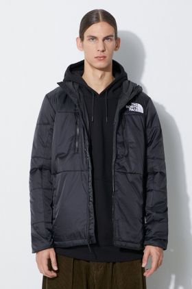 The North Face geacă Himalayan Light Synthetic bărbați, culoarea negru, de tranziție, NF0A7WZXJK31