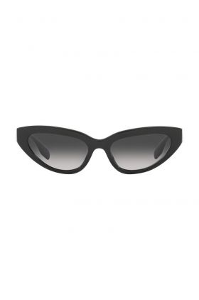 Burberry ochelari de soare femei, culoarea negru