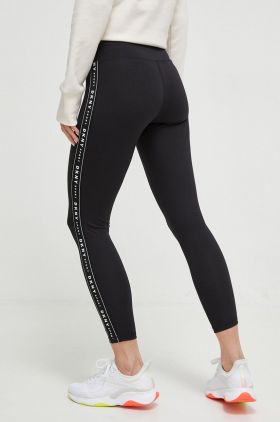 Dkny colanti femei, culoarea negru, cu imprimeu