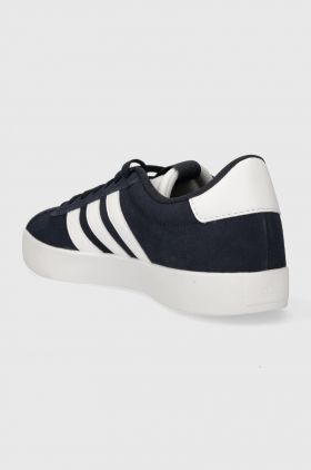 adidas sneakers din piele intoarsă COURT culoarea bleumarin ID6275