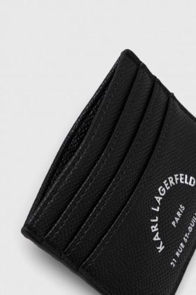 Karl Lagerfeld carcasa cardului culoarea negru