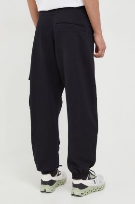 G-Star Raw pantaloni de trening din bumbac culoarea negru, neted