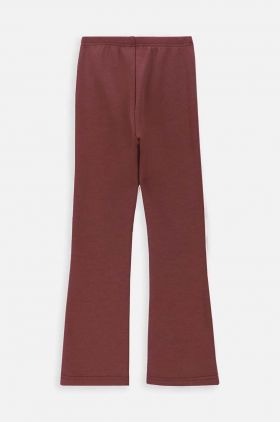 Coccodrillo leggins copii culoarea bordo, neted