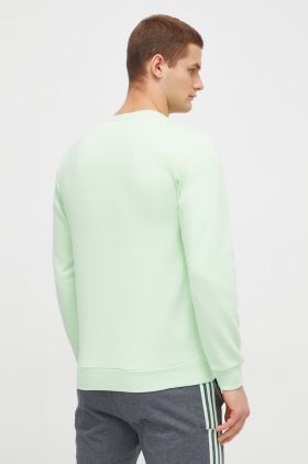 adidas bluză bărbați, culoarea verde, uni IN0326