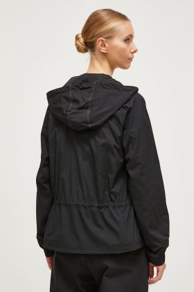 adidas Performance geacă femei, culoarea negru, de tranziție IS8968