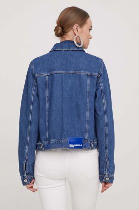 Karl Lagerfeld Jeans geaca jeans femei, de tranzitie