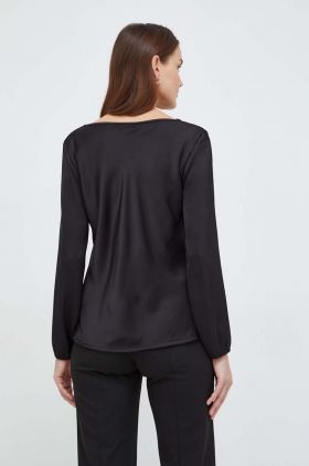 Answear Lab bluza femei, culoarea negru, neted