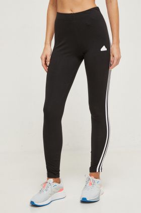 adidas colanți femei, culoarea negru, cu imprimeu  IP1570