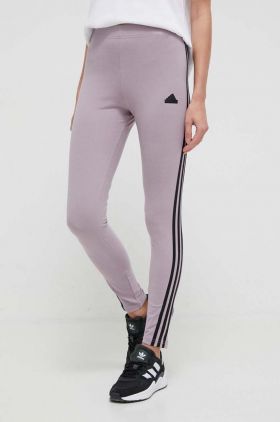 adidas colanți femei, culoarea roz, cu imprimeu IS3611