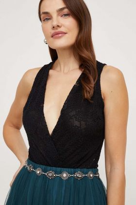Answear Lab curea femei, culoarea argintiu