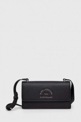 Karl Lagerfeld poseta culoarea negru