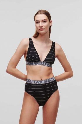 Karl Lagerfeld sutien culoarea negru, modelator