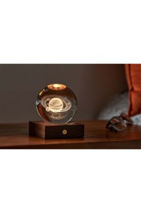 Gingko Design lampă cu led Amber Crystal Light