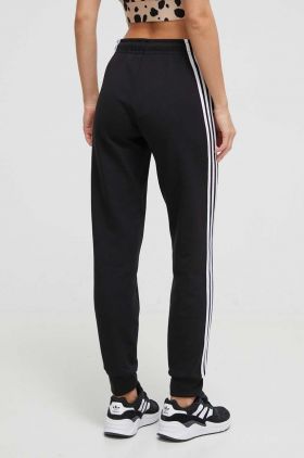 adidas pantaloni de trening culoarea negru, cu imprimeu  IN9479