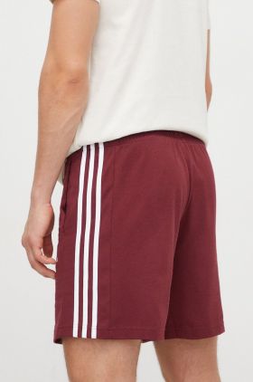 adidas pantaloni scurți bărbați, culoarea bordo IS1377