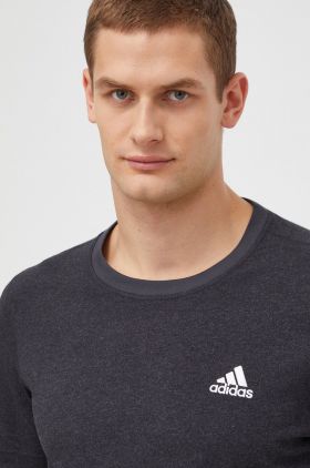 adidas tricou din bumbac bărbați, culoarea gri, cu imprimeu  IN7123