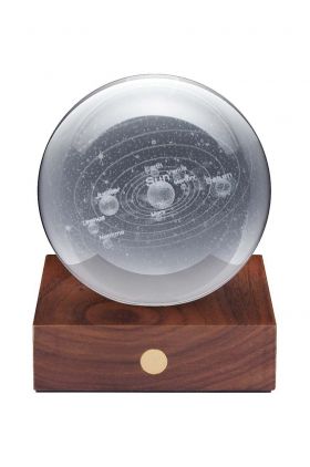 Gingko Design lampă cu led Amber Crystal Light