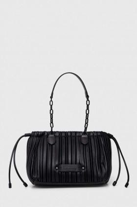 Karl Lagerfeld poseta culoarea negru