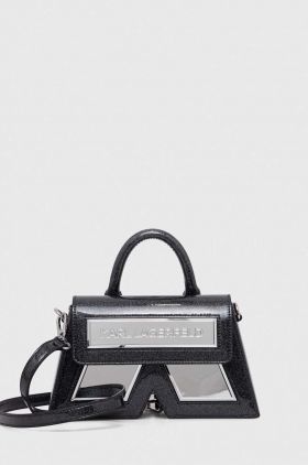 Karl Lagerfeld poseta culoarea negru