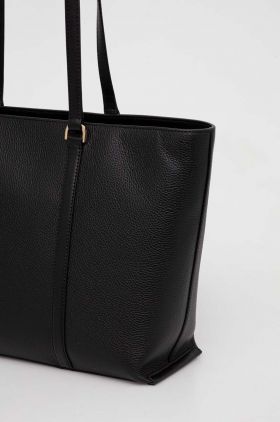 MICHAEL Michael Kors poseta de piele culoarea negru