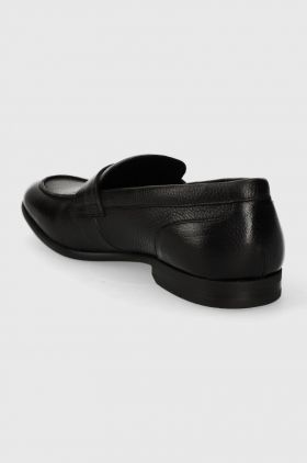 Aldo mocasini de piele BAINVILLE barbati, culoarea negru