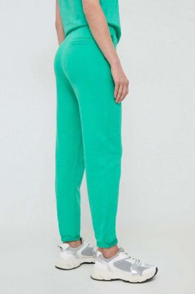 Karl Lagerfeld pantaloni de trening culoarea verde, cu imprimeu