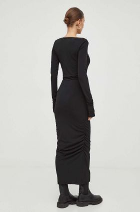 Day Birger et Mikkelsen rochie culoarea negru, mini, mulata